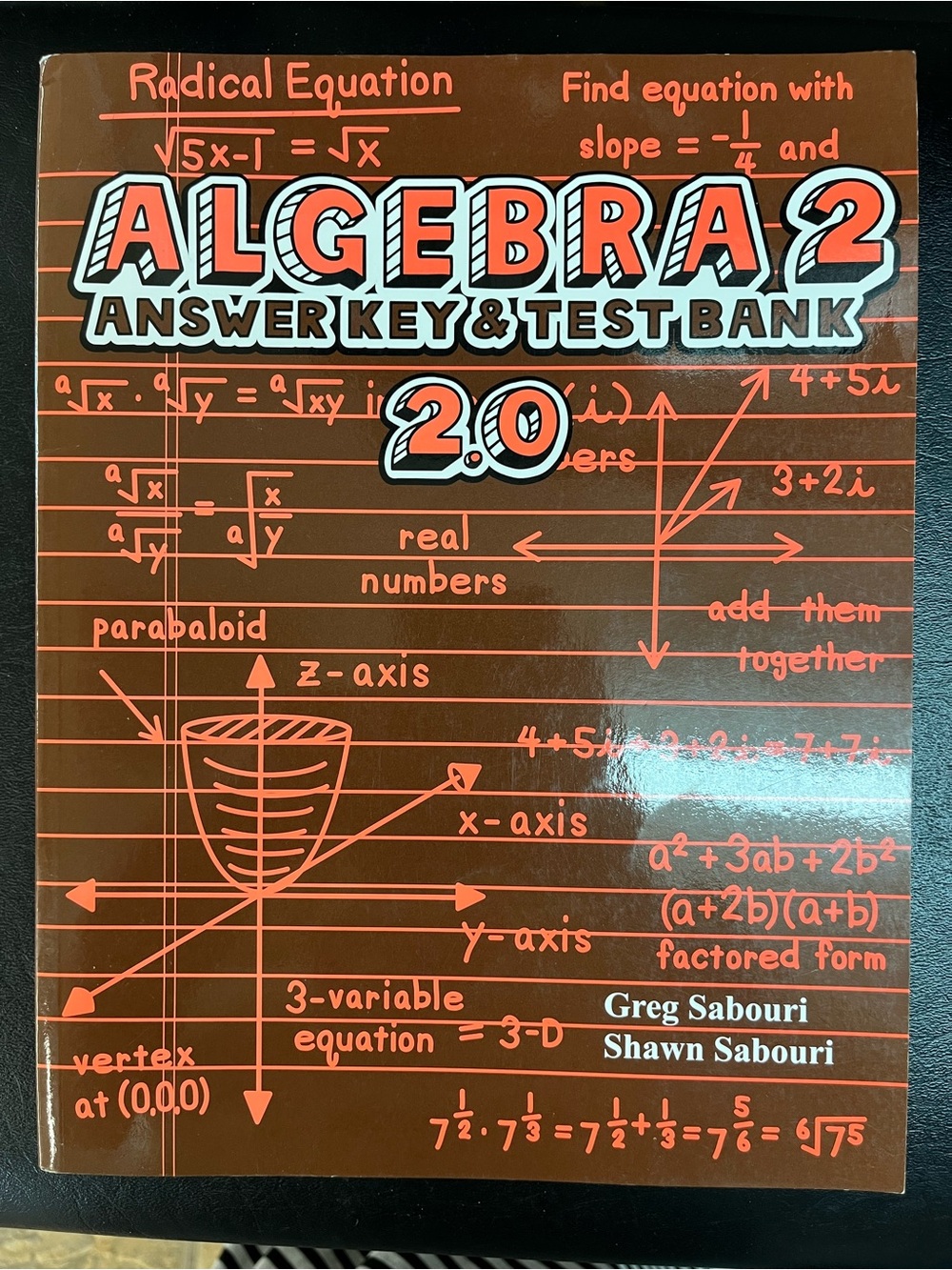 Teaching Textbooks Algebra 2 Answer Key & Test Bank 2.0 by Greg & Shawn Sabouri